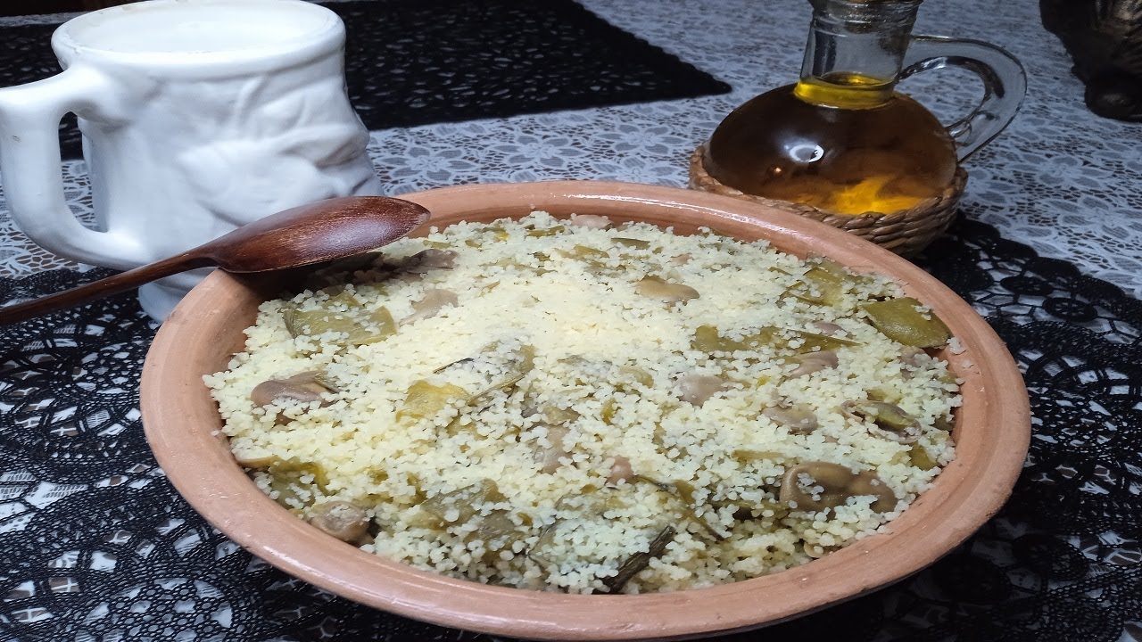 مسفوف بالفول أو طعام بالفول  (كسكسي)بنة ولا أروع Recette du mesfouf