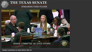 Mary Elizabeth Castle Testimony - Senate Committee on State Affairs