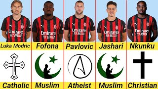 Details Religion of AC MILAN Football Club Players In 2025/2026 Season 😍 | Ft. Rafael Leao, Luka Modric  Guide