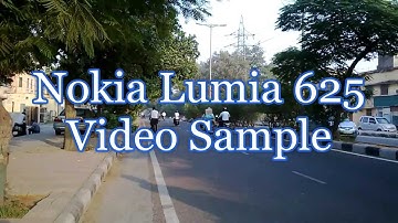 Nokia Lumia 625 video sample