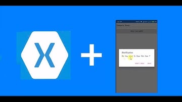 How To Display Alert In Xamarin Forms Tutorial 8