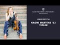 Junior rectial naomi martens violin