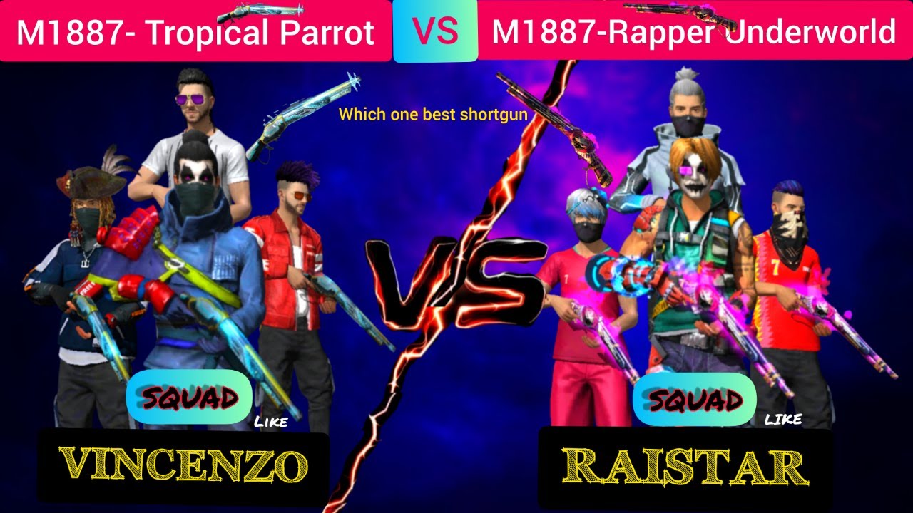 New M1887 Rapper Underworld vs Old M1887 Tropical Parrot Challenge ...