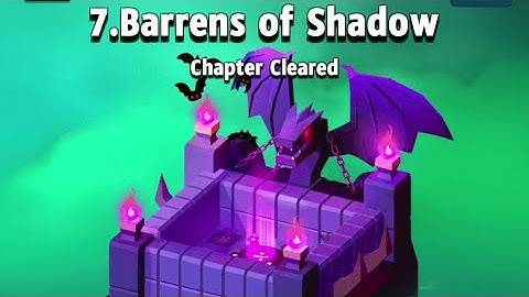 Rushing through Archero Chapter 7 killing the final boss