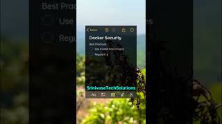 Docker Security Best Practices #technology #docker