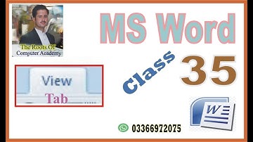 MS Word 35 Class in Pashto