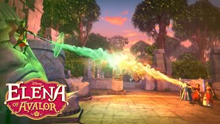 Attack Elena's Team and Fight Over Elena's Scepter - Elena of Avalor | Spirit of a Wizard (HD)