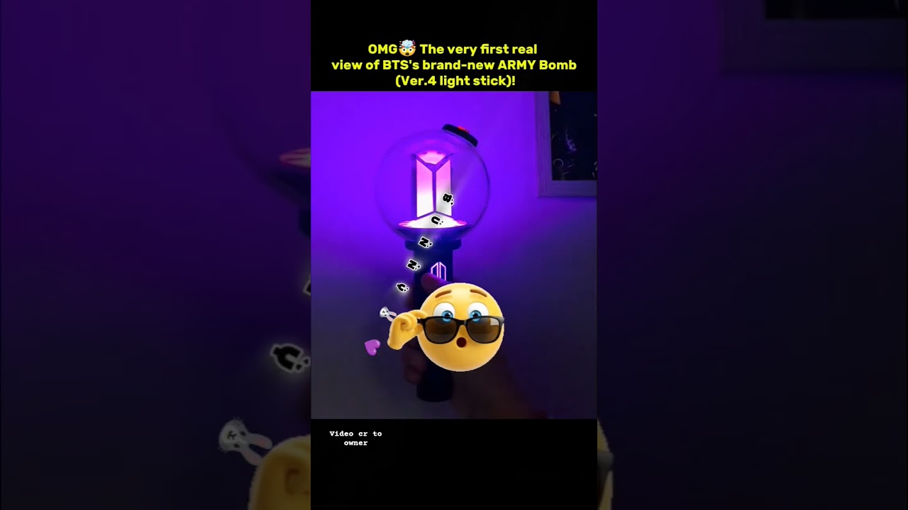 OMG🤯 The very first real view of BTS's brand-new ARMY Bomb🔮 (Ver.4 light stick)!