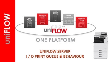 UNIFLOW INPUT/OUTPUT PRINT QUEQUES & ITS BEHAVIOUR