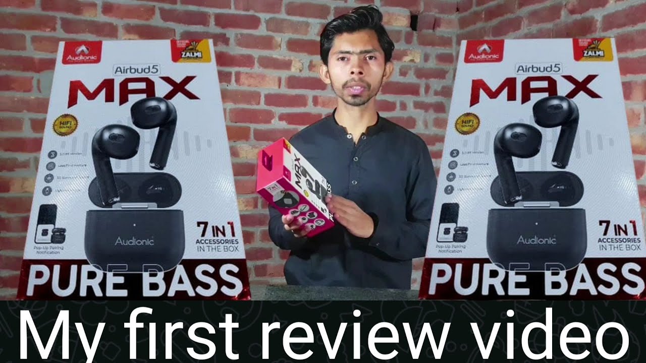 Audionic  Airbuds 5 max unboxing/review