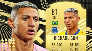 5⭐ WEAK FOOT OP! ? 81 RICHARLISON PLAYER REVIEW! - FIFA 21 Ultimate Team