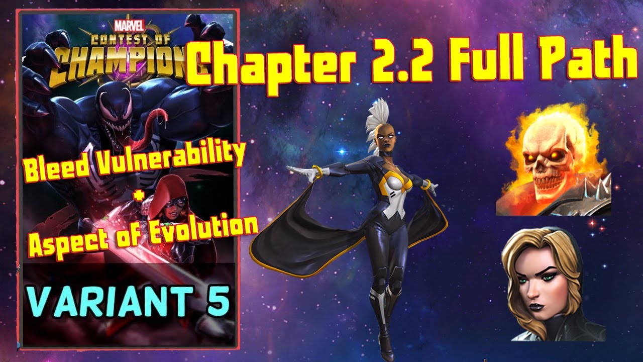 Variant 5  - 2.2 Bleed Vulnerability + Aspect of Evolution Full Path w/ Storm Boss take-downs
