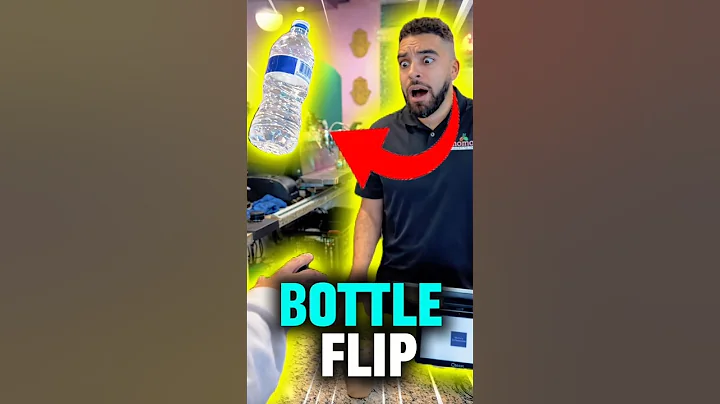 This Man Was About to Pay $8… Then THIS Happened😱 #trending #bottleflipchallenge #unexpectedmoments