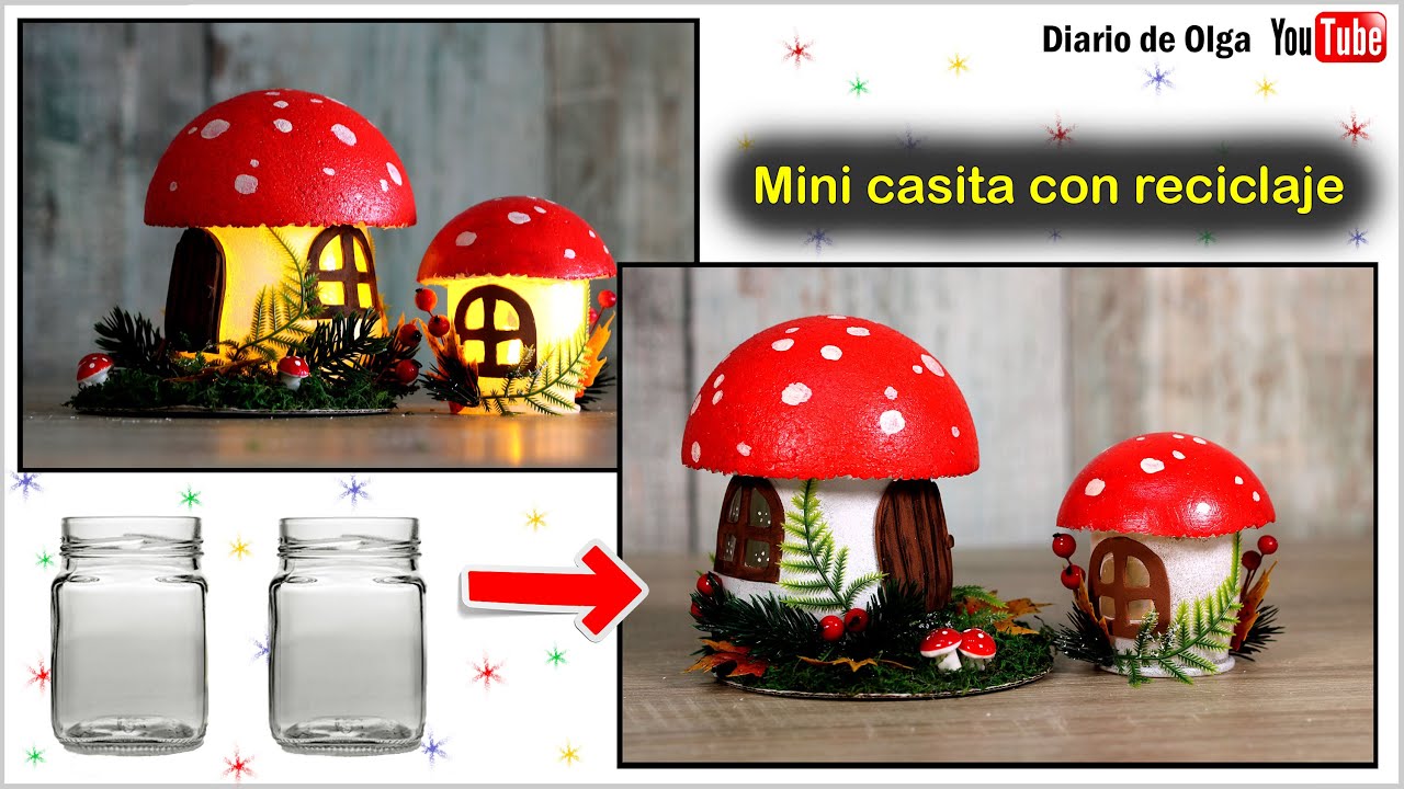 Como hacer casitas de navidad en carton