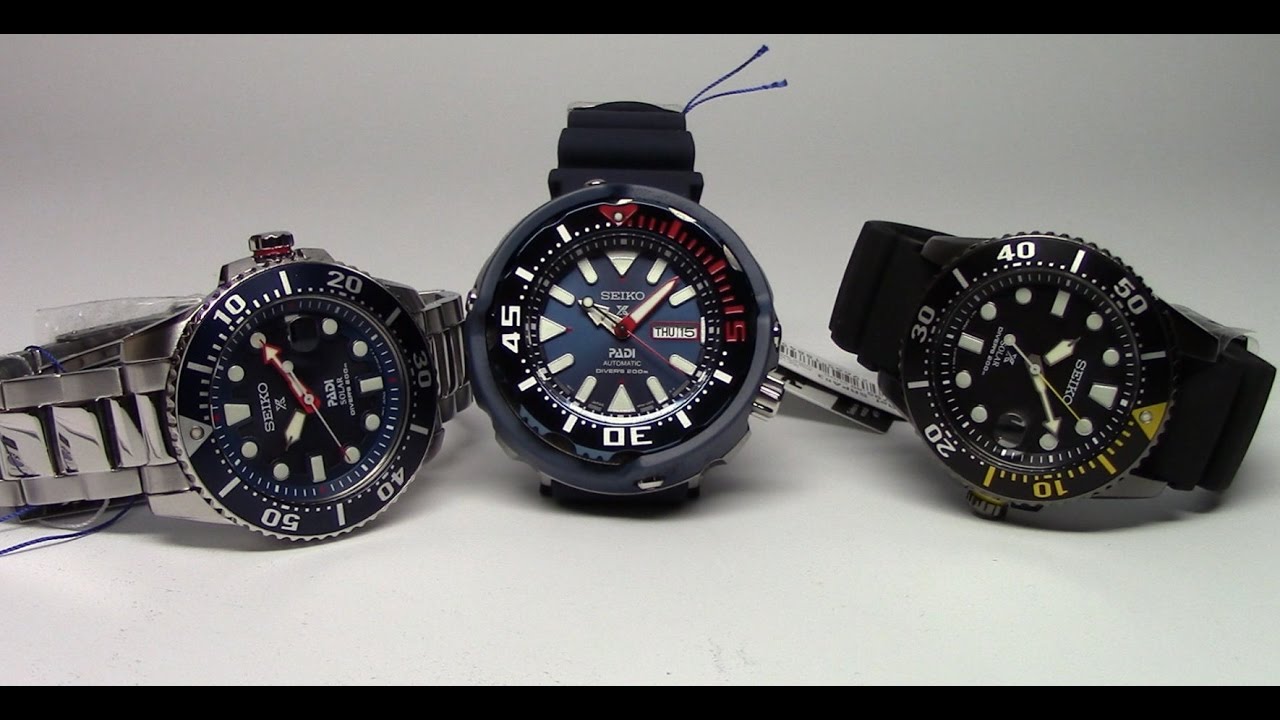 Seiko Prospex Dive Watches 2017 New Releases - YouTube