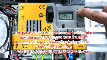 V2   ENG   How to setup and configure the START command on AYROS 24V sliding gate operators