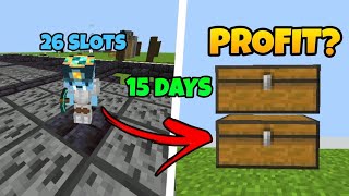 I ComeBack in Skyblock after 15 Days | How much profit? #craftersmc