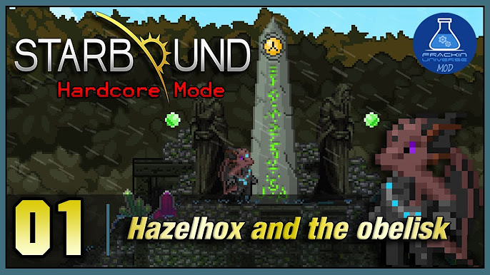 Starbound Hardcore Frakin' Universe | Protect The Obelisk - YouTube