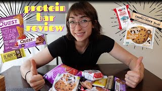 PROTEIN BAR REVIEW- best \& worst protein bars, taste testing and ranking