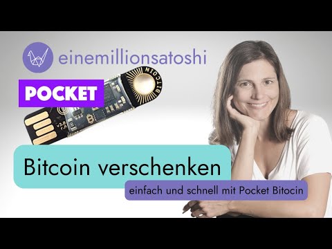 Wie du Bitcoin einfach und schnell verschenkst mit Pocketbitcoin