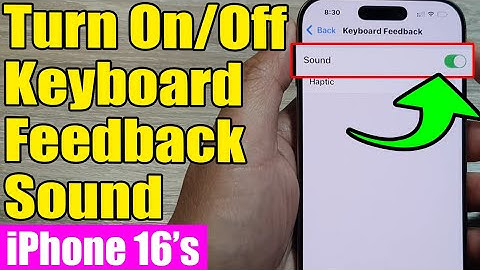 🔊 iPhone 16/16 Pro Max: How to Turn On/Off Keyboard Feedback Sound 🎹