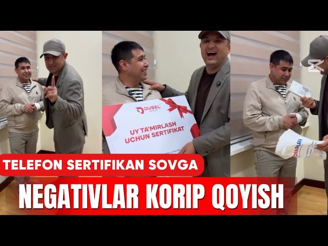 NEGATIVLAR KOR 😱XAYRULLA AKAGA TELEFON VA SERTIFIKAN #xayrullahamidov