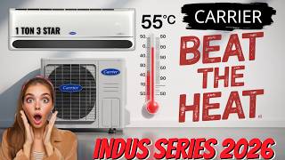 Cooling at 55°C? 🥵 Carrier Indus 1 Ton AC Unboxing &amp; Full Review (2026 Model)