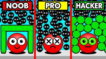 NOOB PRO HACKER Blob Merge 3D Game || Hide Ball || Tall Man Run || Jelly Run 2048