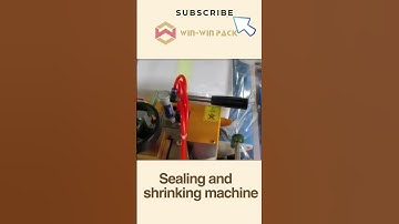 Sealing cutting and shrink-wrapping the product #china  #WIN WIN PACK #machine #automatic