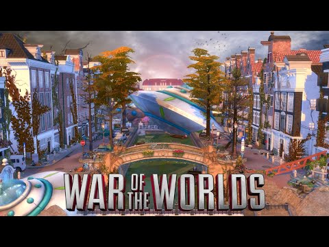 AMSTERDAM | THE WAR OF THE WORLDS | ALIEN INVASION APOCALYPSE |  The Sims 4 Speed Build | NOCC