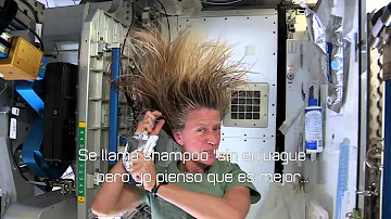 ¿Se duchan en el espacio?