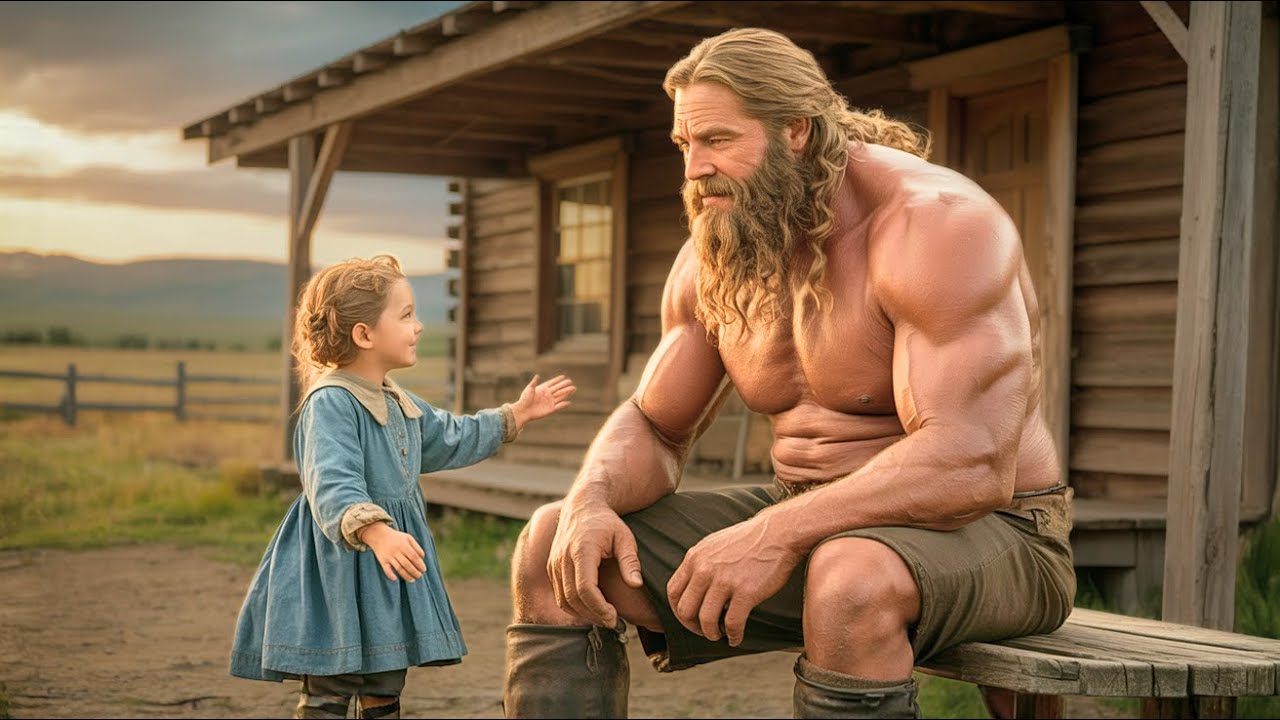 Nobody Would Talk To The Giant Mountain Man — Until The Orphan Girl Saw Something In Him…