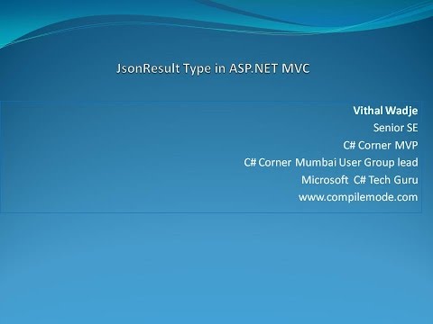 JsonResult Types in