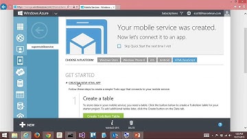 Scott Guthrie explaining the Azure Mobile Services "Backend In A Box" - Azure Friday
