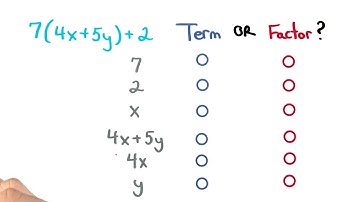 Term or Factor - Visualizing Algebra