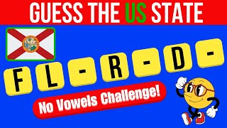 Guess The US State Without Vowels Quiz | Ultimate US States Quiz
