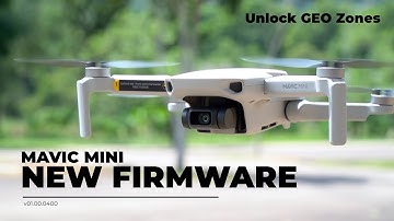 DJI Mavic Mini Firmware Update 2020 Unlocking Geo Zones | v01.00.0400
