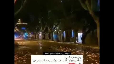 ومع هدوء الليل تلاوة خاشعة