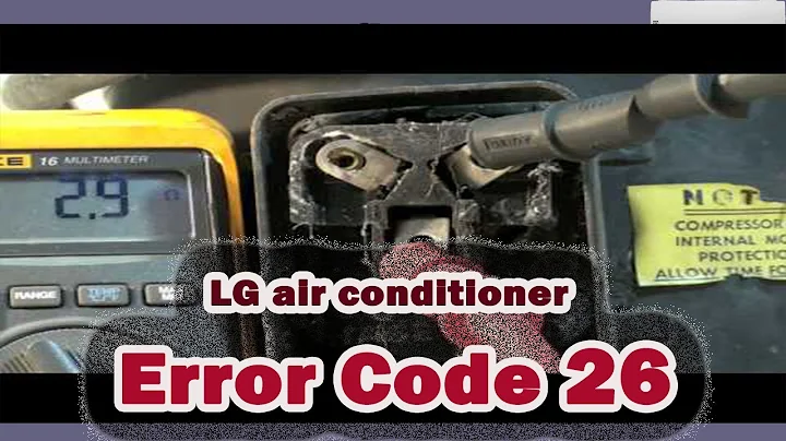 lg air conditioner error code 26, How to repair?