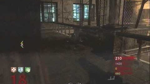 Glitch on New Nazi zombie map Verrückt, Asylum - WALL TO WALL