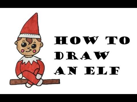 How to draw an elf - YouTube