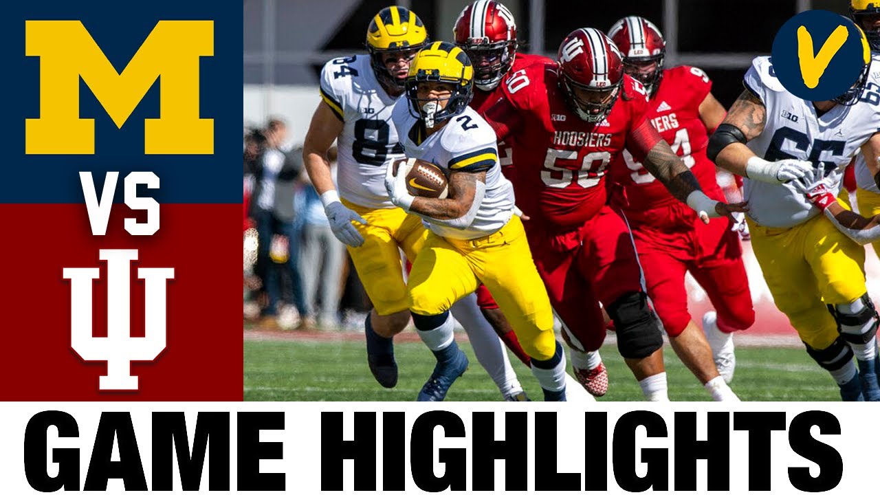 4 Michigan vs Indiana 2022 College Football Highlights Win Big Sports