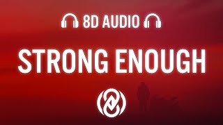 Jonas Brothers - Strong Enough ft. Bailey Zimmerman (Lyrics) | 8D Audio 🎧