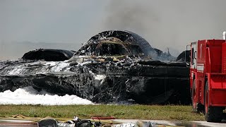 2008 Andersen Air Force Base B-2 Crash Animation Vs Real Life