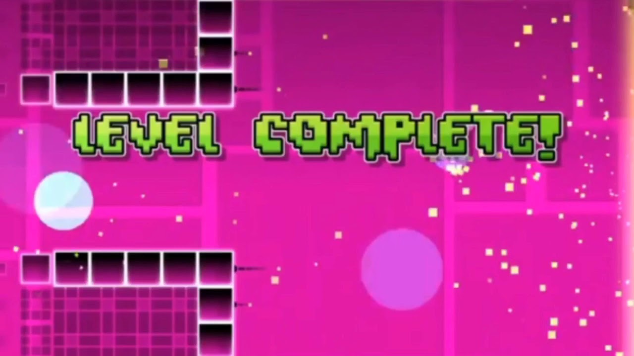 Geometry Dash Level Complete Sound Effect Youtube