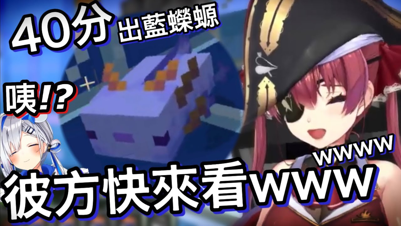 船長一早花40分鐘就生出藍蠑螈，馬上叫熬夜三天繁殖3000隻的PP天使來看www