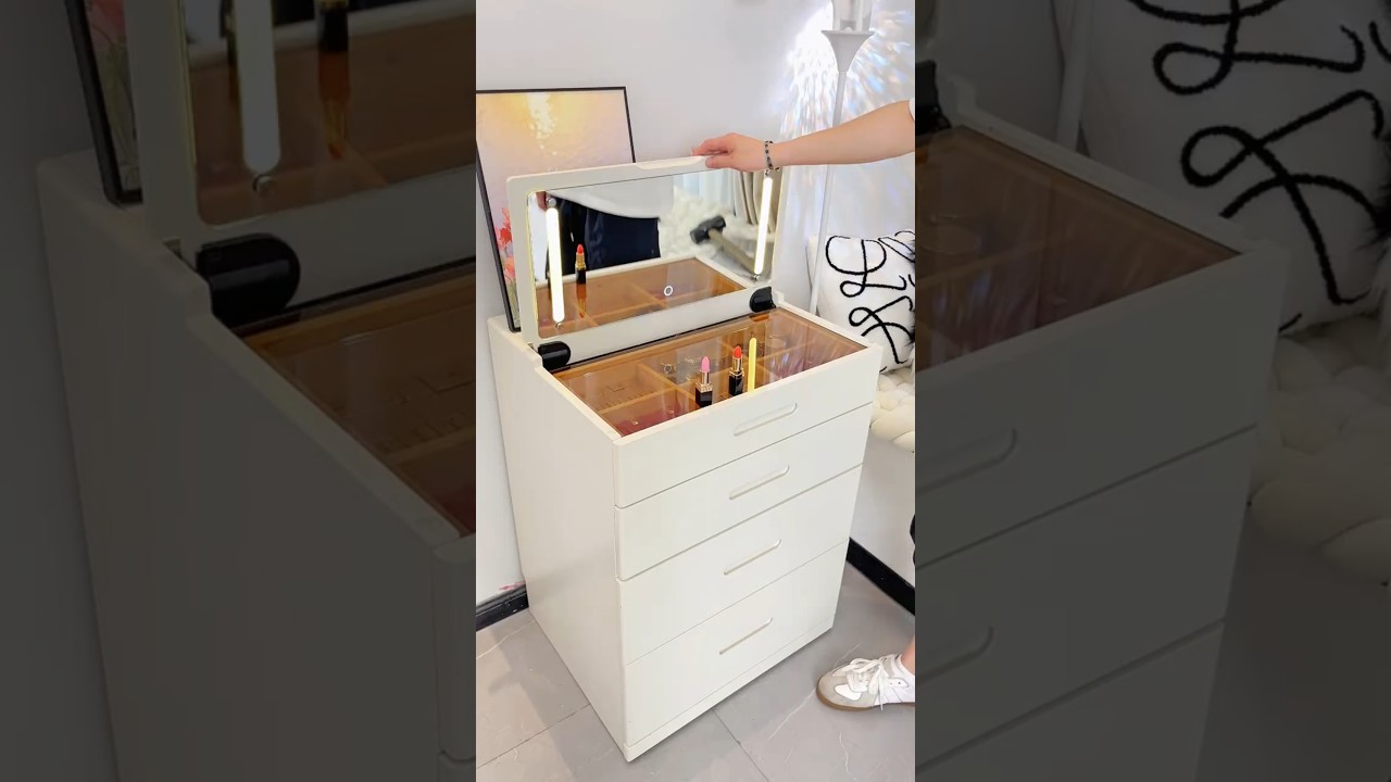 All in 1 make-up 💄 organizer vanity for bedroom 