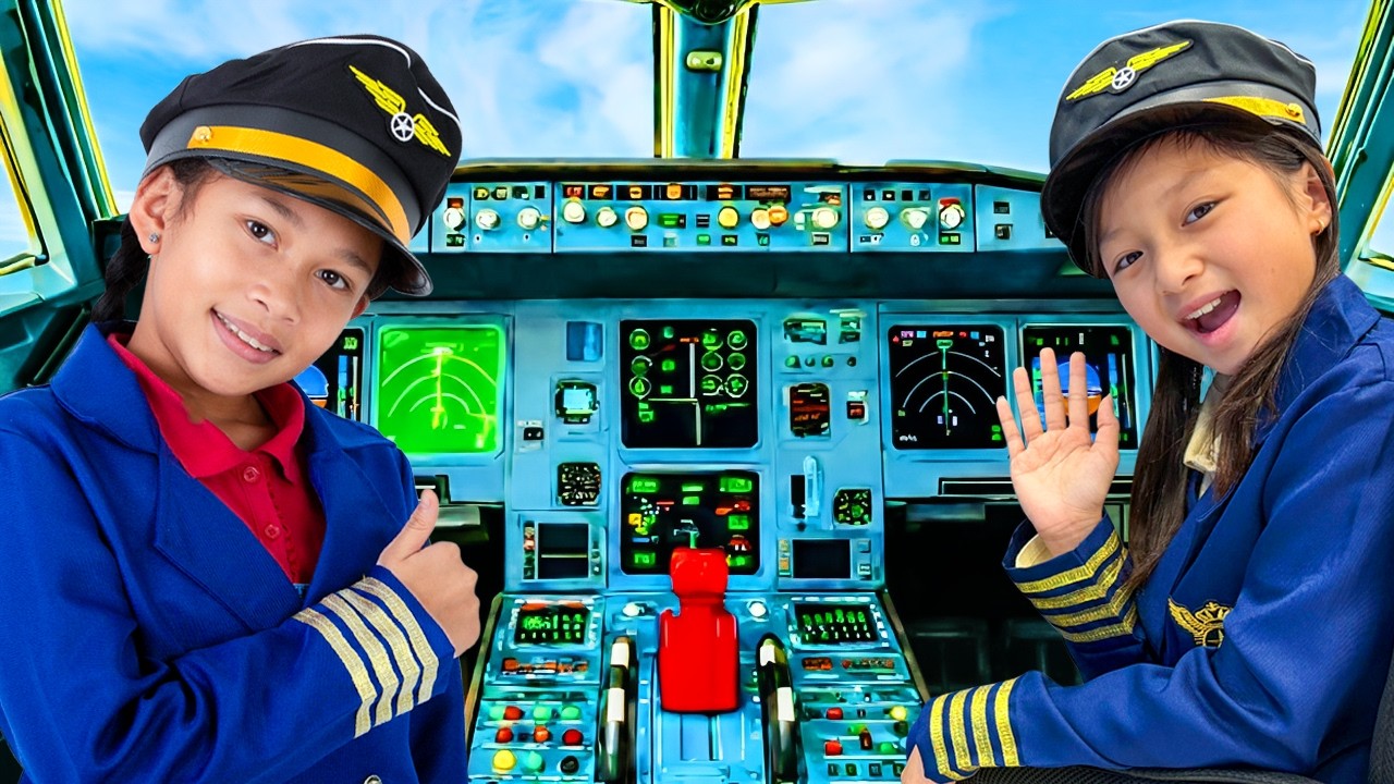 Kids Learn Airplane Rules with Bobby Andrea & Eva