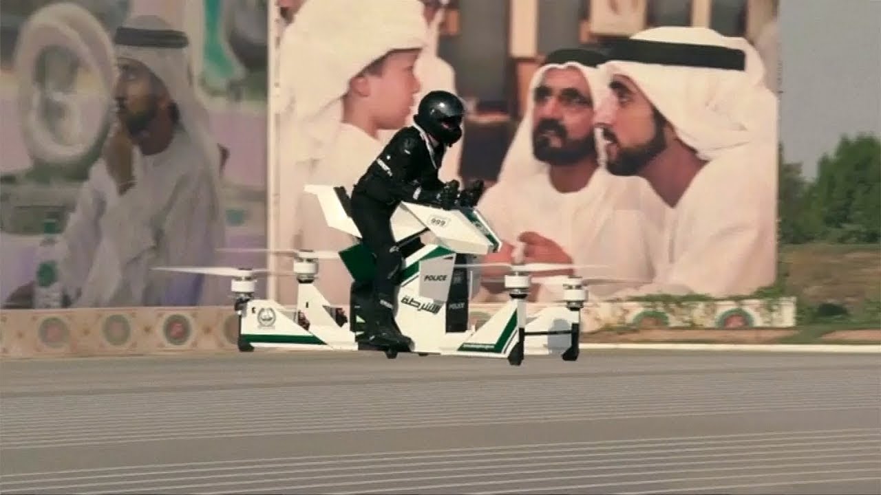 Dubai Police Futuristic Hoverbike YouTube