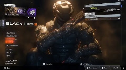 Bo3 Zombies mod menu
